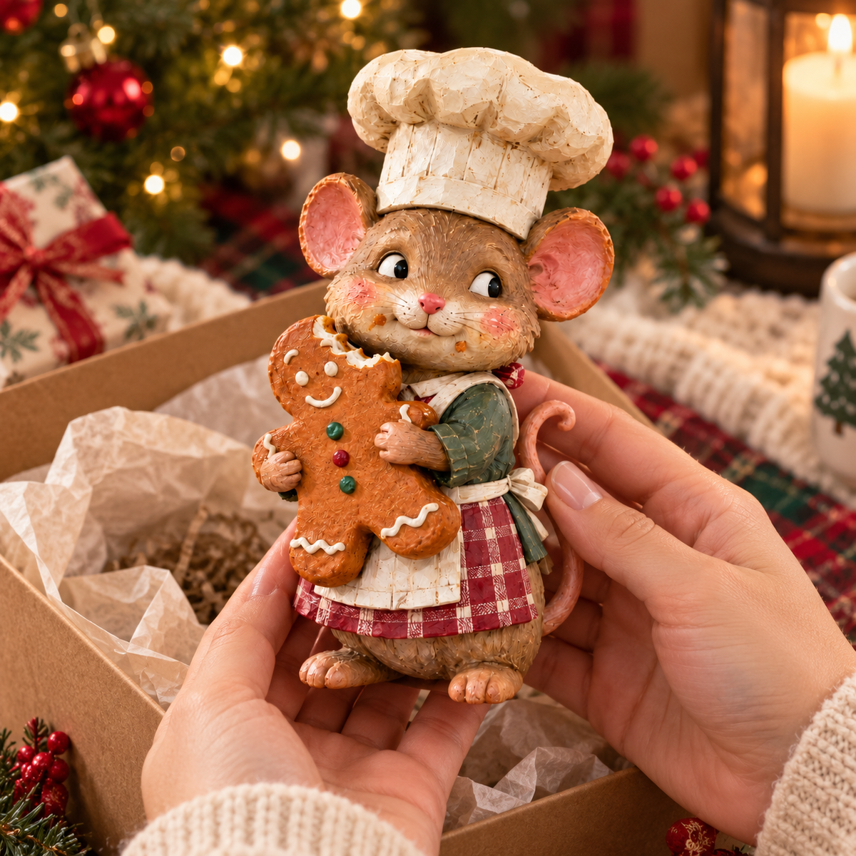 🍪 Figuurtje van een peperkoekbakker met muis