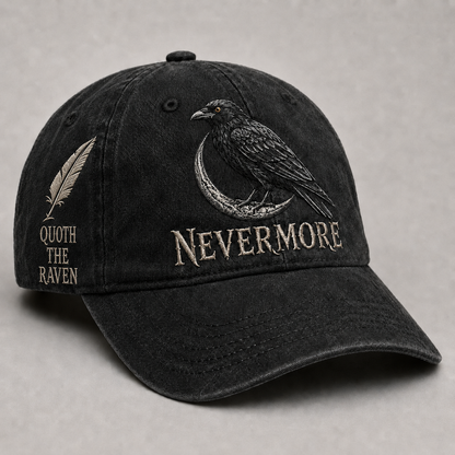 ⬛🐦Nevermore Raven Vintage-pet | Pet voor liefhebbers van gotische vogel