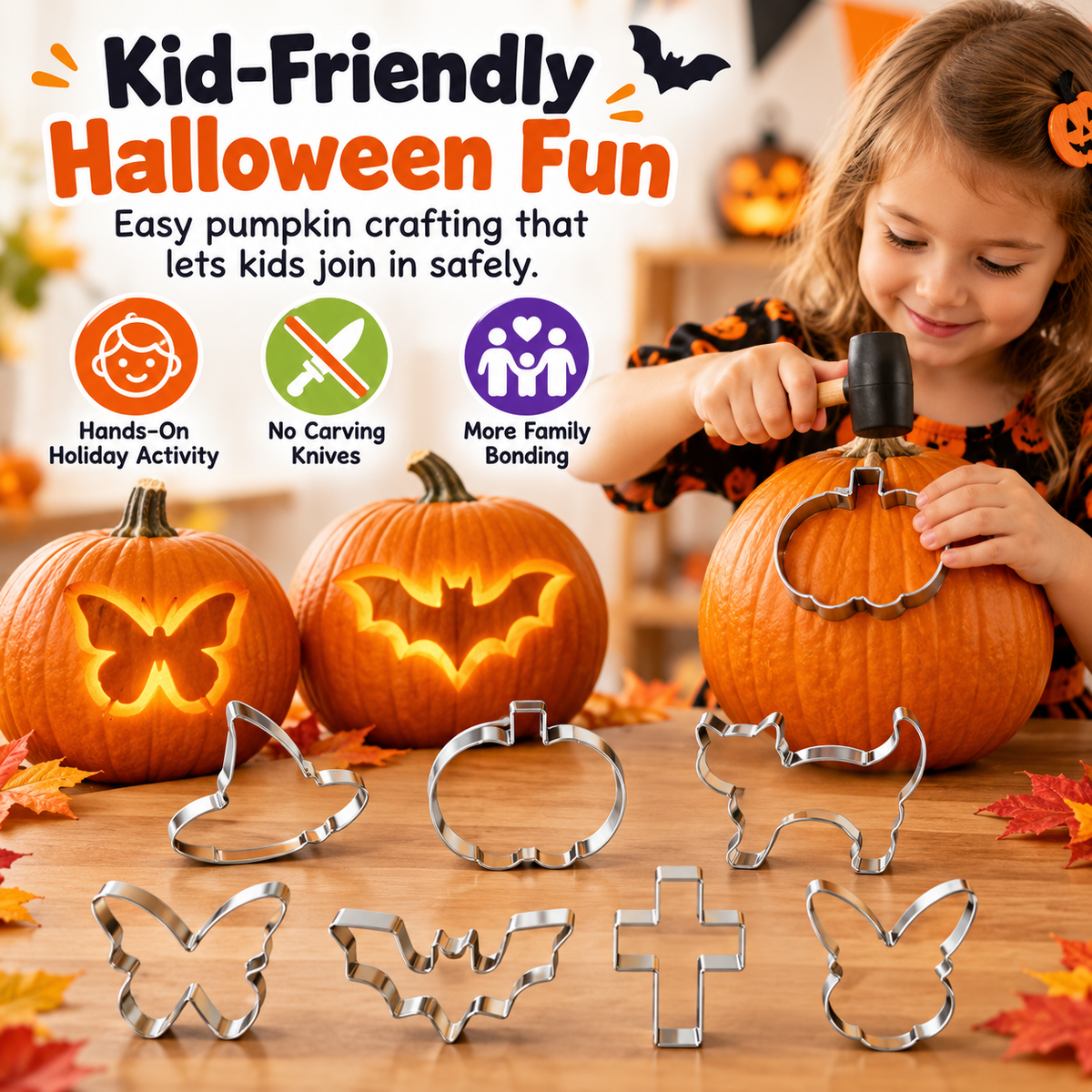 PumpkinTap™ Halloween-patroonponsmalenset