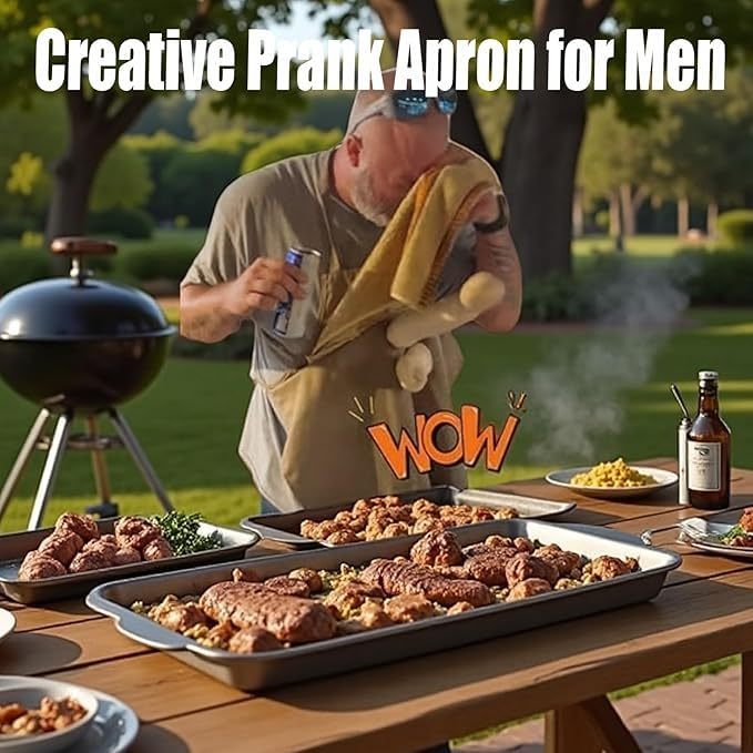 🔥 ‘Chef-kok’-schort — Het barbecuecadeau dat niemand ziet aankome