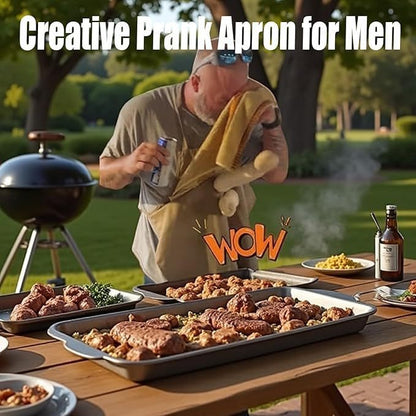 🔥 ‘Chef-kok’-schort — Het barbecuecadeau dat niemand ziet aankome