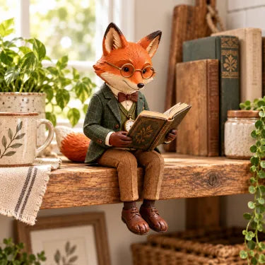 🦊 Lezende vos-ornament
