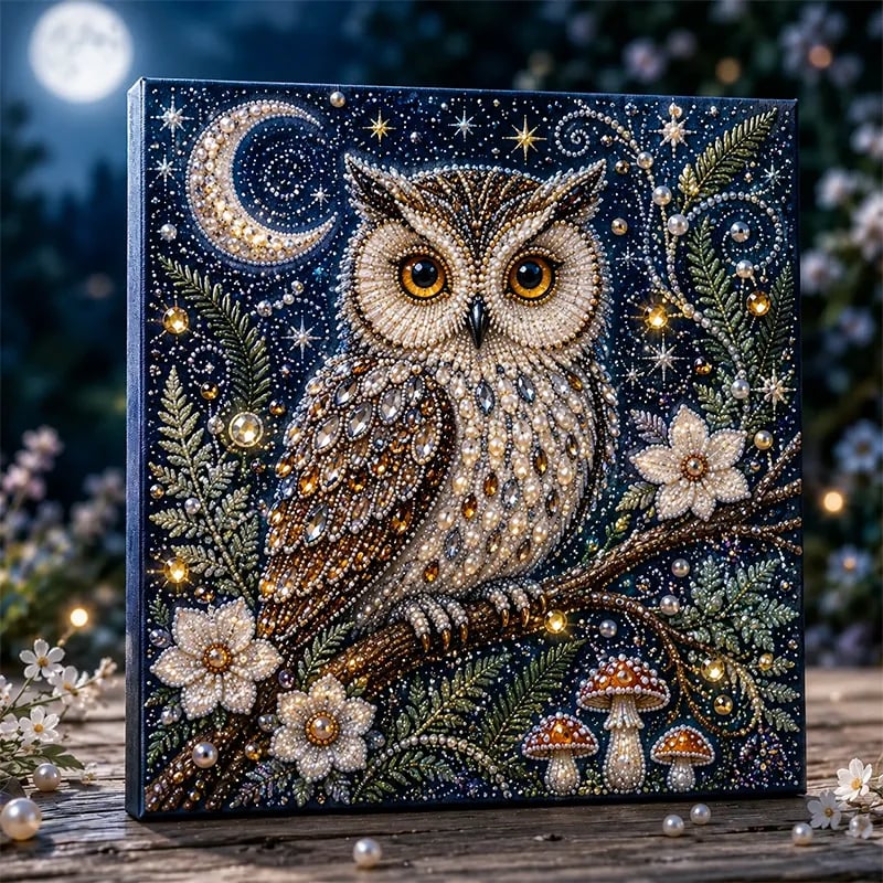 🔥 Laatste dag: 49% KORTING - 🦉✨DIY-set ‘Enchanted Animal Pearl Art’ – 🎨Ontspannend knutselproject om prachtige kunstwerken met dieren te maken (📦Koop er 2 en ontvang gratis verzending)