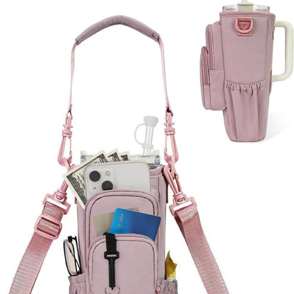 Verstelbare schoudertas met thermosbekerhouder voor 40 oz