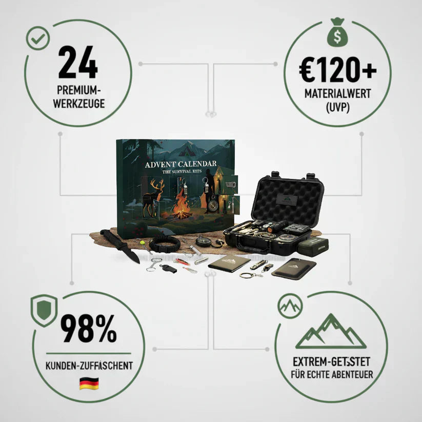 🔥Survive 72H Adventskalender（✅Gratis verzending✈️