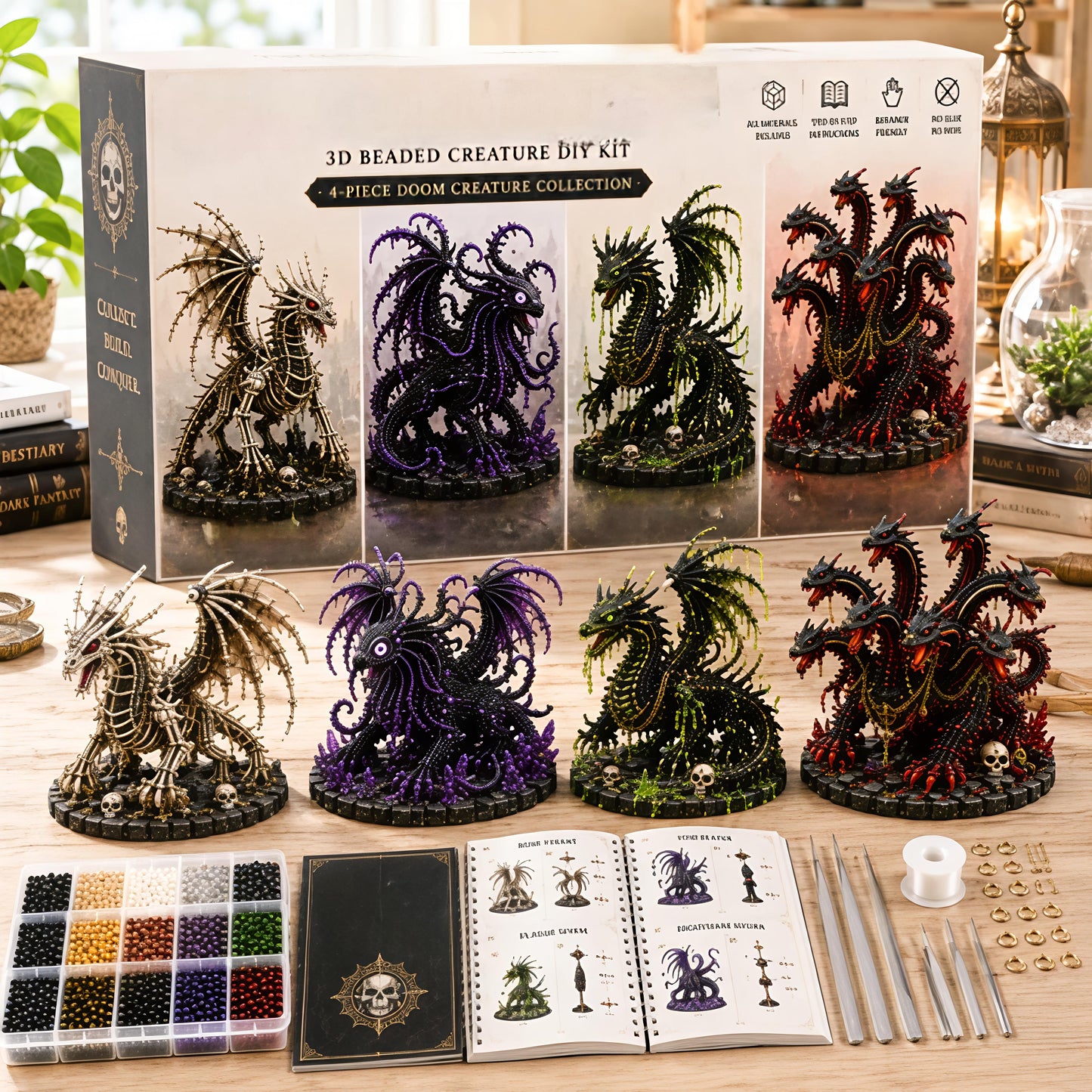 3D-kralen: dieren & fantasie – doe-het-zelfcollectie