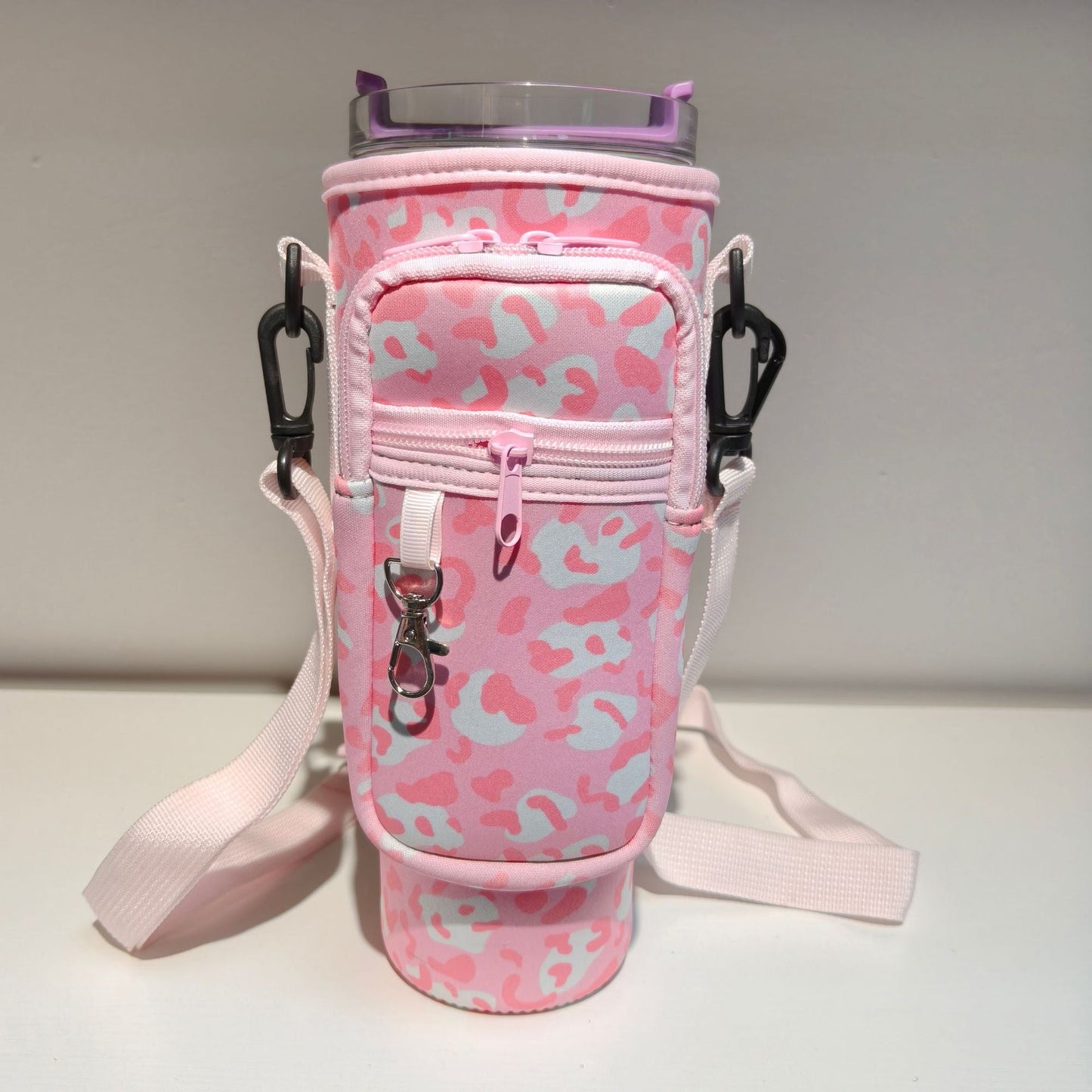 Verstelbare schoudertas met thermosbekerhouder voor 40 oz