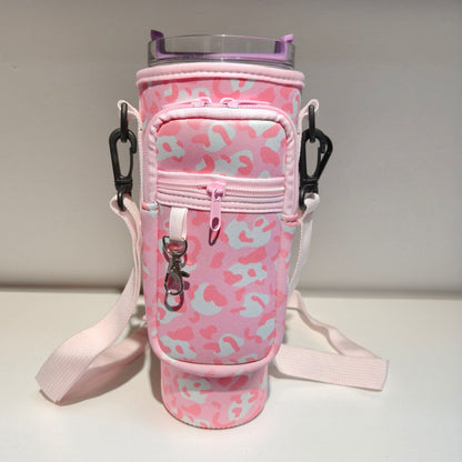 Verstelbare schoudertas met thermosbekerhouder voor 40 oz