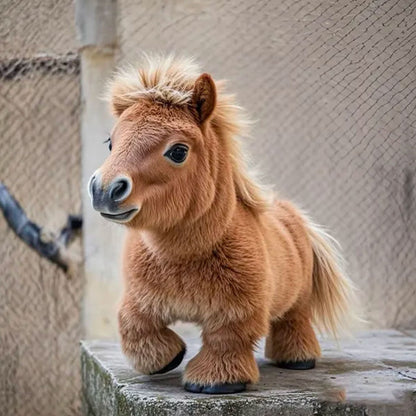 🐴 Elektrisch Pony Pluche Pop - Zacht En Schattig Komend ✨