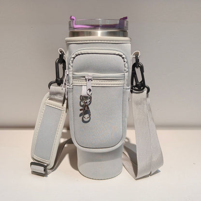 Verstelbare schoudertas met thermosbekerhouder voor 40 oz