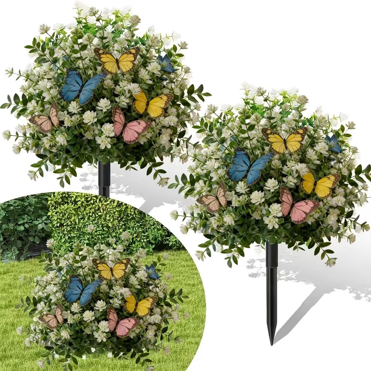 🌸Kunstbomen in potten met grondpenne