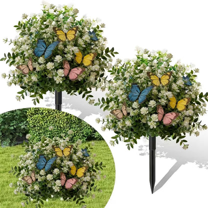 🌸Kunstbomen in potten met grondpenne