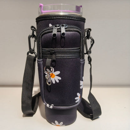 Verstelbare schoudertas met thermosbekerhouder voor 40 oz