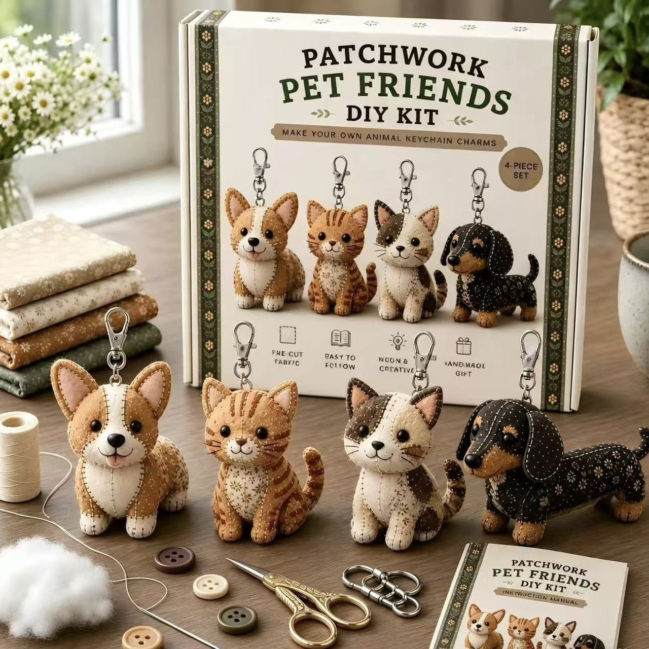 Zet alles even opzij, ontspan en borduur je eigen Pocket Friend! 🧵✨