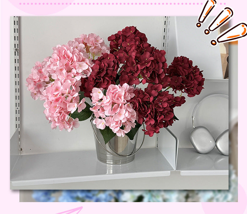 Kunstbloemen van hortensia
