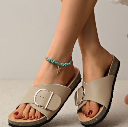 Vintage riemgesp Birkenstock-pantoffels