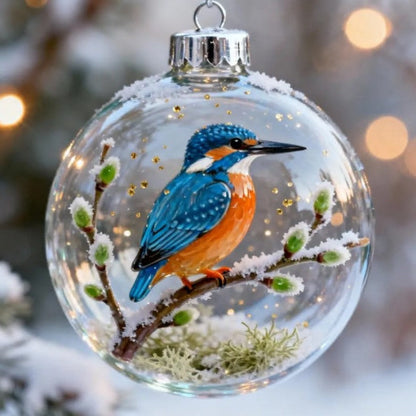 🔥🔥Laatste dag 49% korting - 2026 Wildlife Wonders CollectionTM Kristallen glasornament