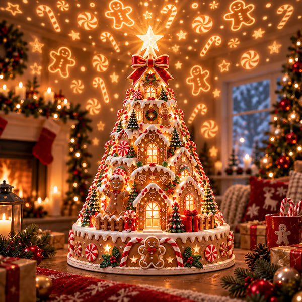 🎄MerryRealm™ Kerstdorp-verlichtingsboom