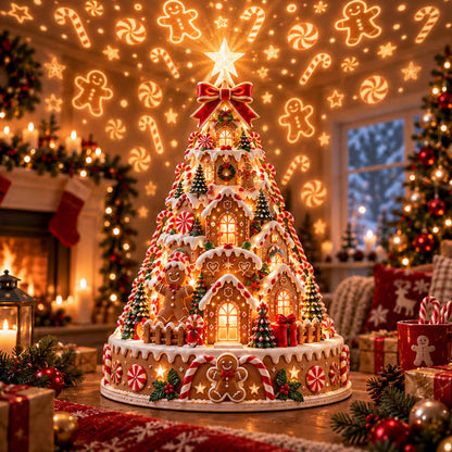 🎄MerryRealm™ Kerstdorp-verlichtingsboom