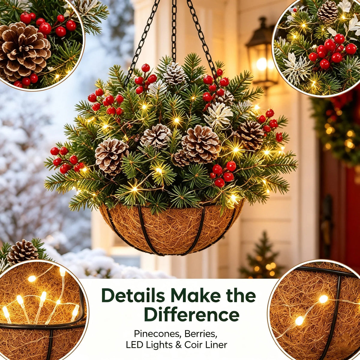🎄 Laatste dag: 50% KORTING🏆Kerstmand met ingebouwde verlichting |🎄 Met ingebouwde verlichting, weerbestendig en onderhoudsvrij