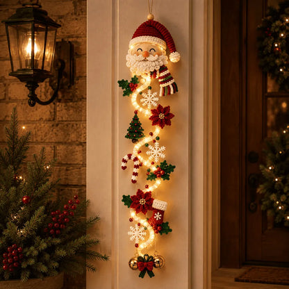 ⏳ Laatste dag: 49% KORTING – 🎄MerryCascade™ Lichtgevende kerstdeurhanger | 6 feestelijke lichtontwerpen✨