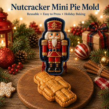 🎄 Mini-taartjesmaker met kerstfiguurtjes – Handvormige taartvorm en -pers voor de feestdagen