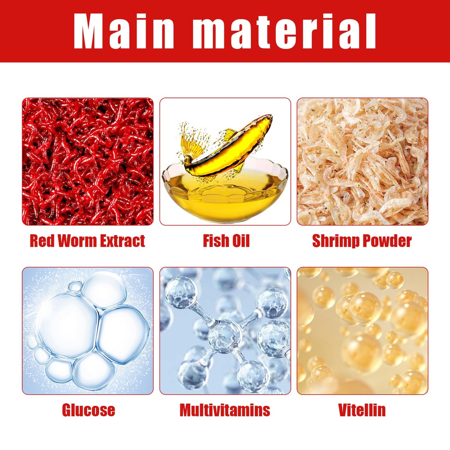 🐟Drijvend aas voor roodwormen