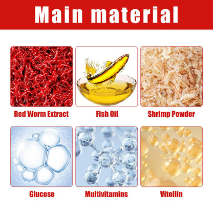 🐟Drijvend aas voor roodwormen