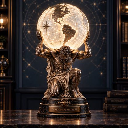 🌍 Atlas verlichte wereldbol-lamp 🌌