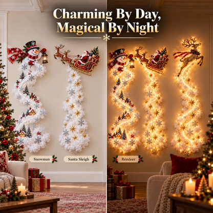 ✨Christmas Magic Trail-wandlamp – Een vleugje kerstmagie, rechtstreeks op je muur✨