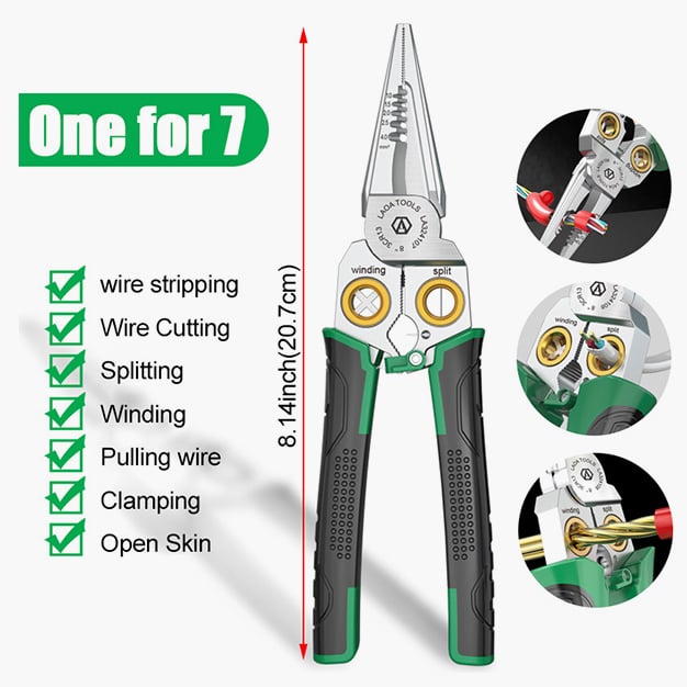 🧰8 In 1 Draadstripper Twister