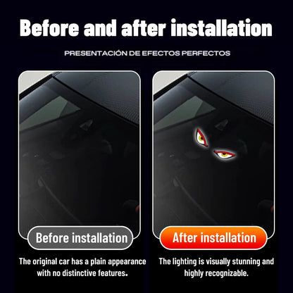 🔥Laatste dag: 49% KORTING - Solar Demon Eye LED-raamverlichting voor in de auto