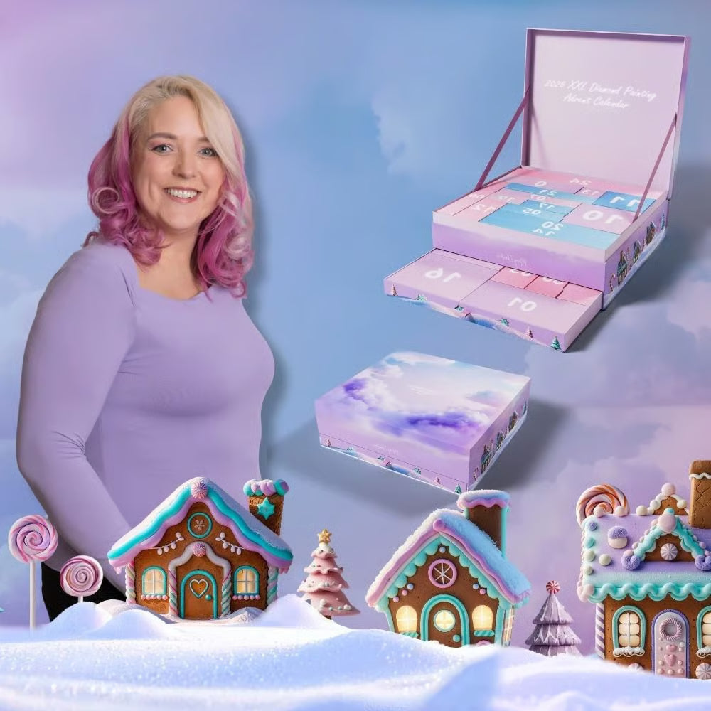 💎🎄 2025 XXL Diamant Schilderij Adventskalender - ✨ Gelimiteerde Editie
