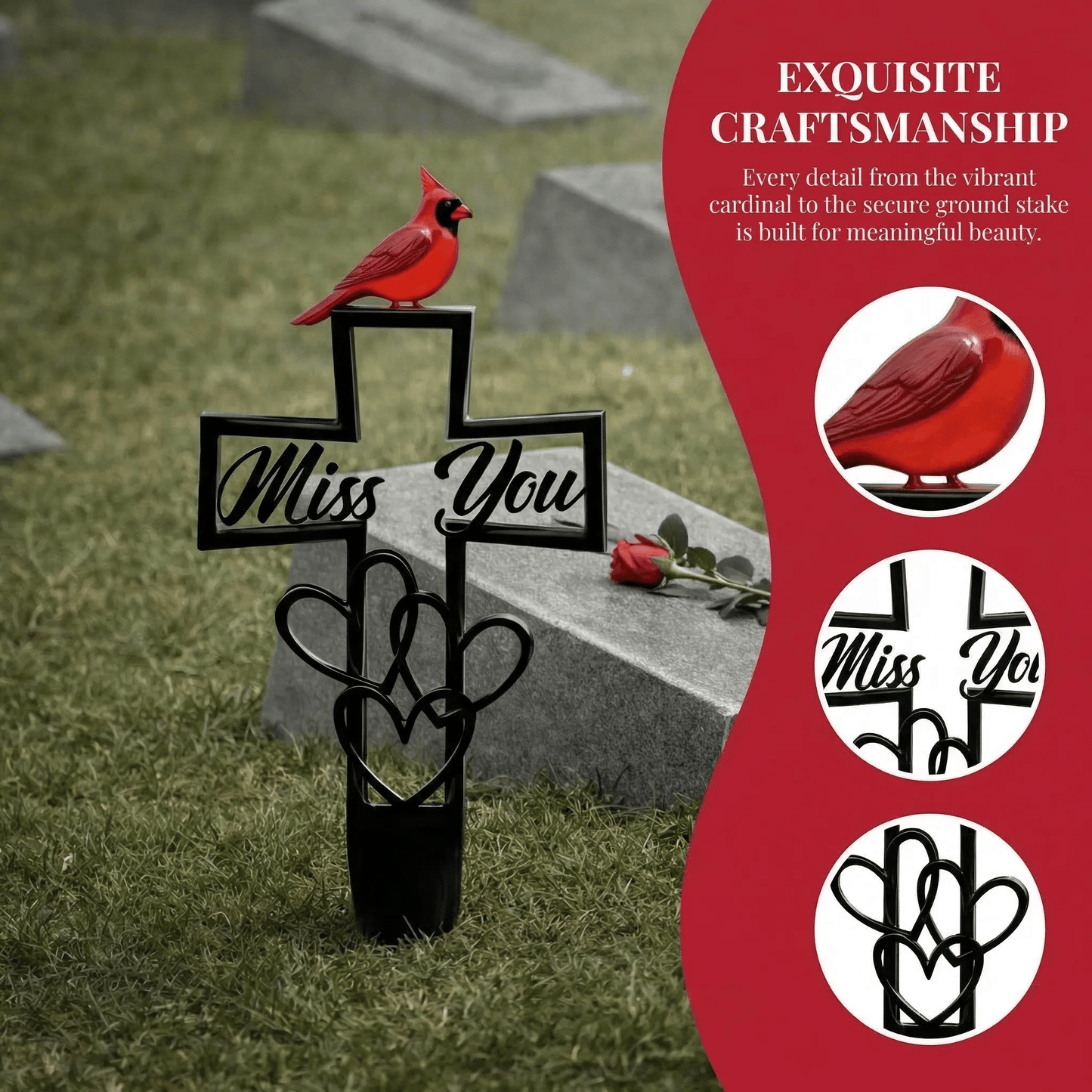 🐦UITVERKOOP LAATSTE DAG -💖Metalen gedenkplaat voor op het kerkhof✝️
