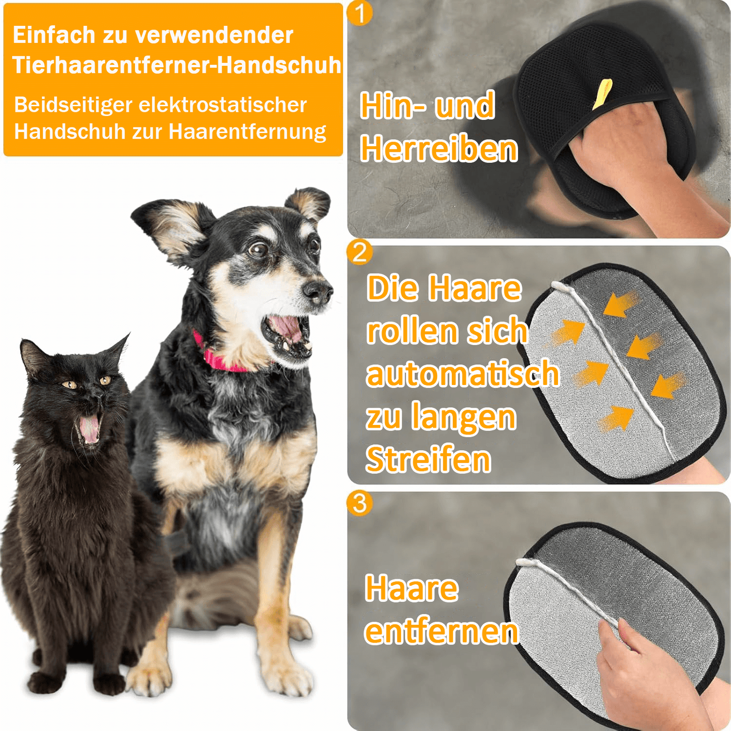 🔥Last day sale Koop 1 krijg 1🔥 Handschoenen voor verharende huisdieren