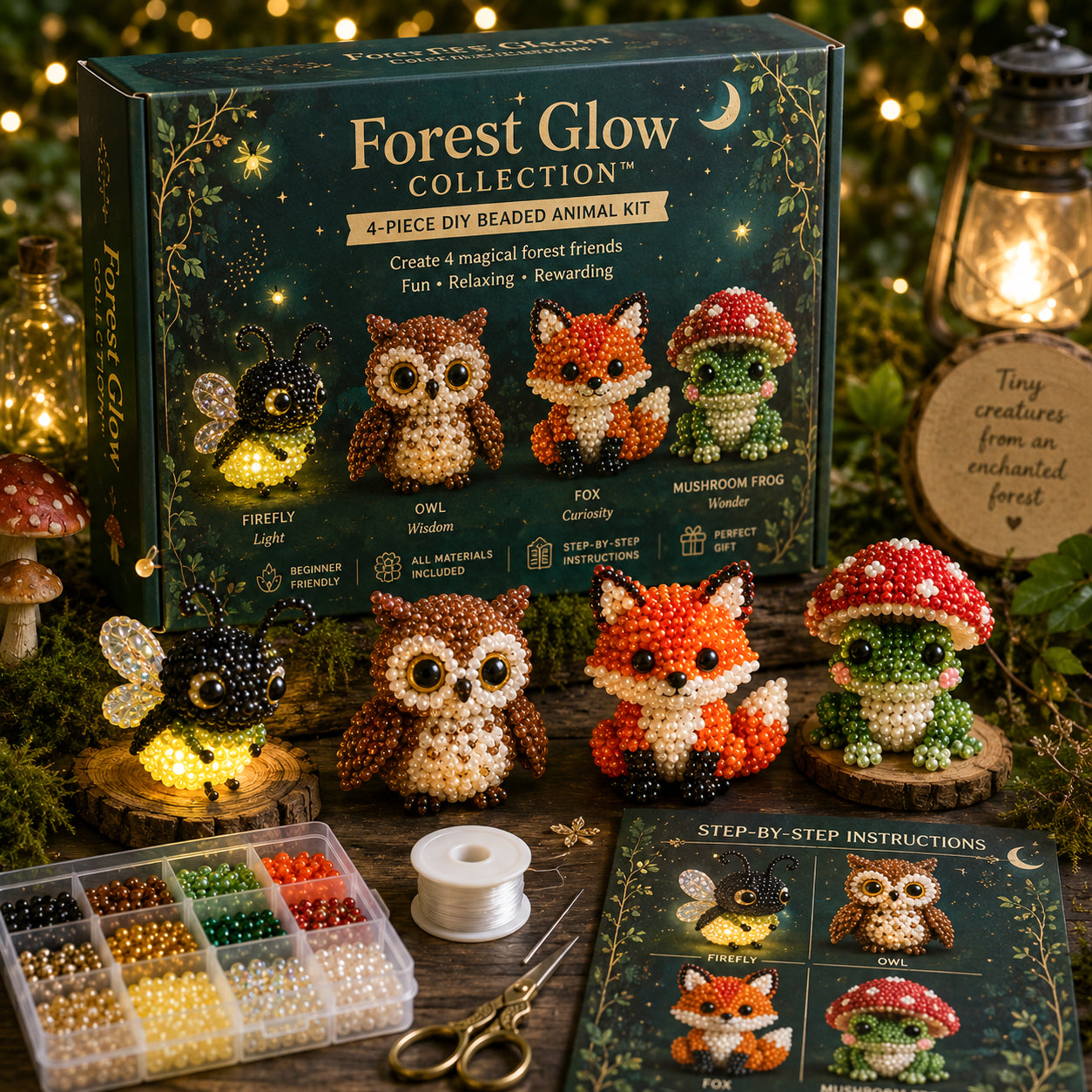 3D-kralen: dieren & fantasie – doe-het-zelfcollectie