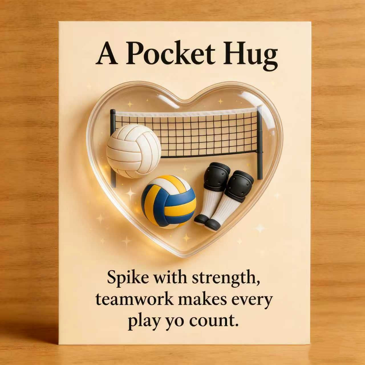 Pocket Hug met sportthem
