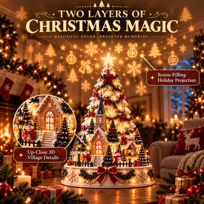 🎄MerryRealm™ Kerstdorp-verlichtingsboom