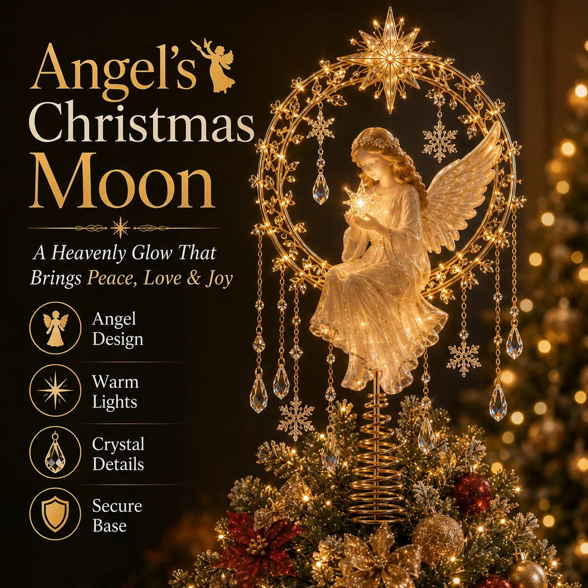 🎄Meaningful Christmas Tree Topper Collection™ – Verlichte kerstherinneringen