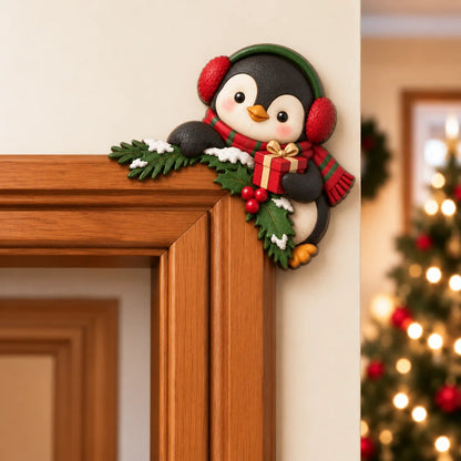 ⏰LAATSTE DAG 50% KORTING 🎅Kerst-Peekaboo-hoekversiering voor het deurkozijn