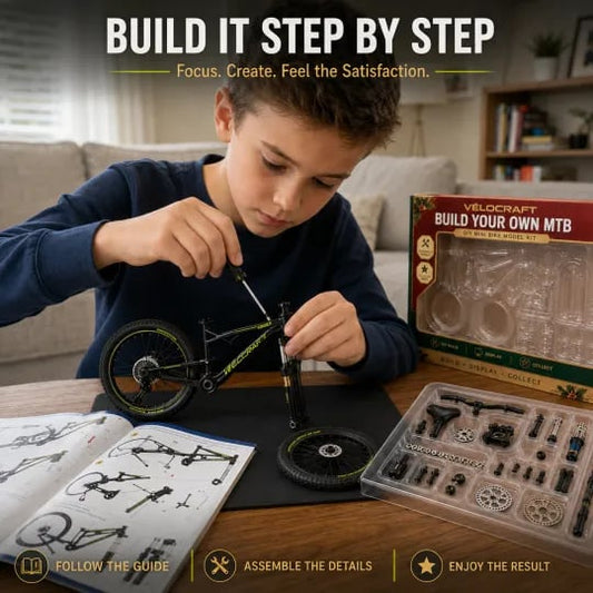 🎉🔥 50% KORTING - 🚲DIY-montageset voor mountainbikes – Zelf bouwen, tentoonstellen en verzamelen