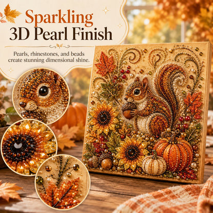 🍂💎 Herfstparelschilderpakket – Ontspannend doe-het-zelfproject om sprankelende herfstkunstwerken te maken 🖌️