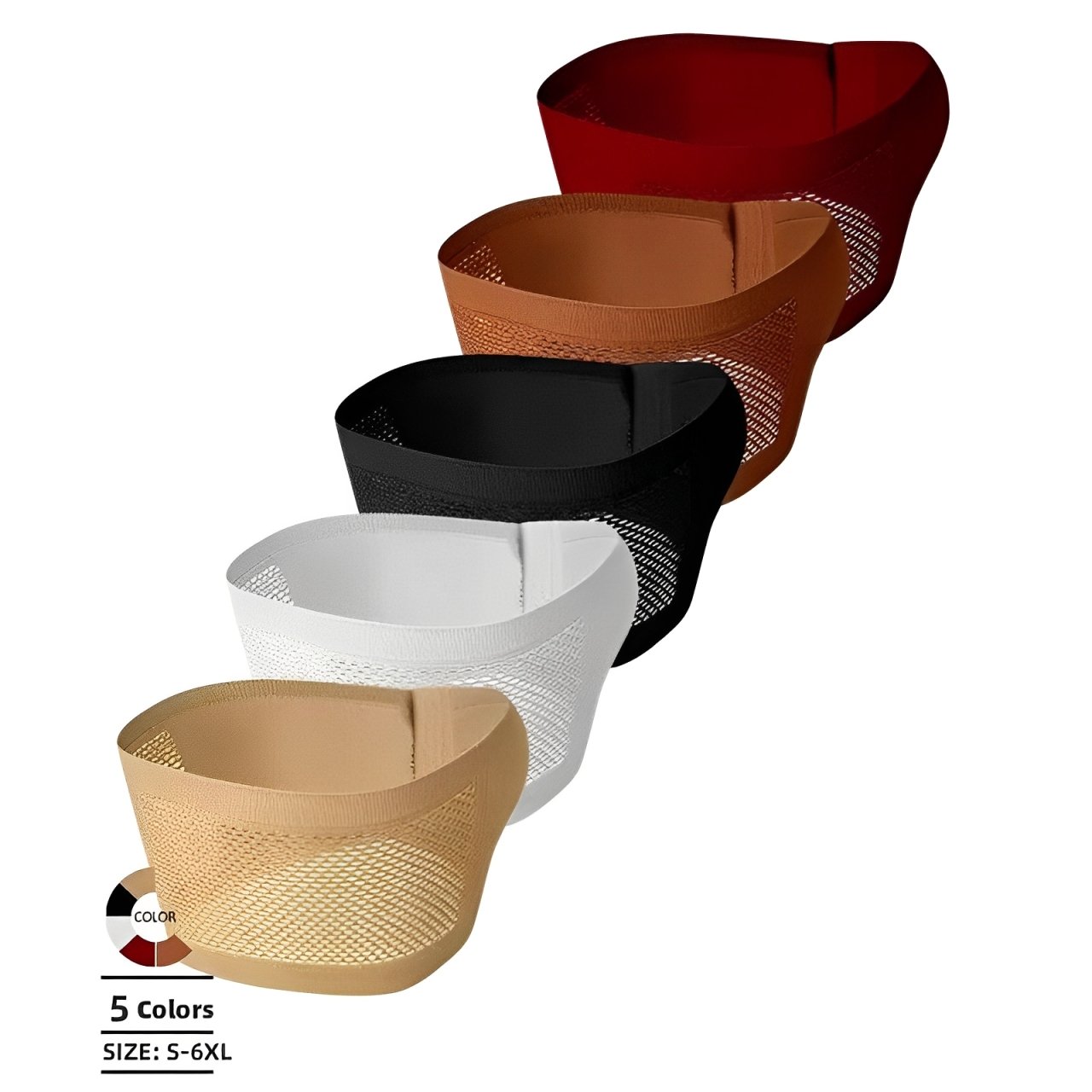 💞Grote strapless bh met ademende sluiting aan de voorkant