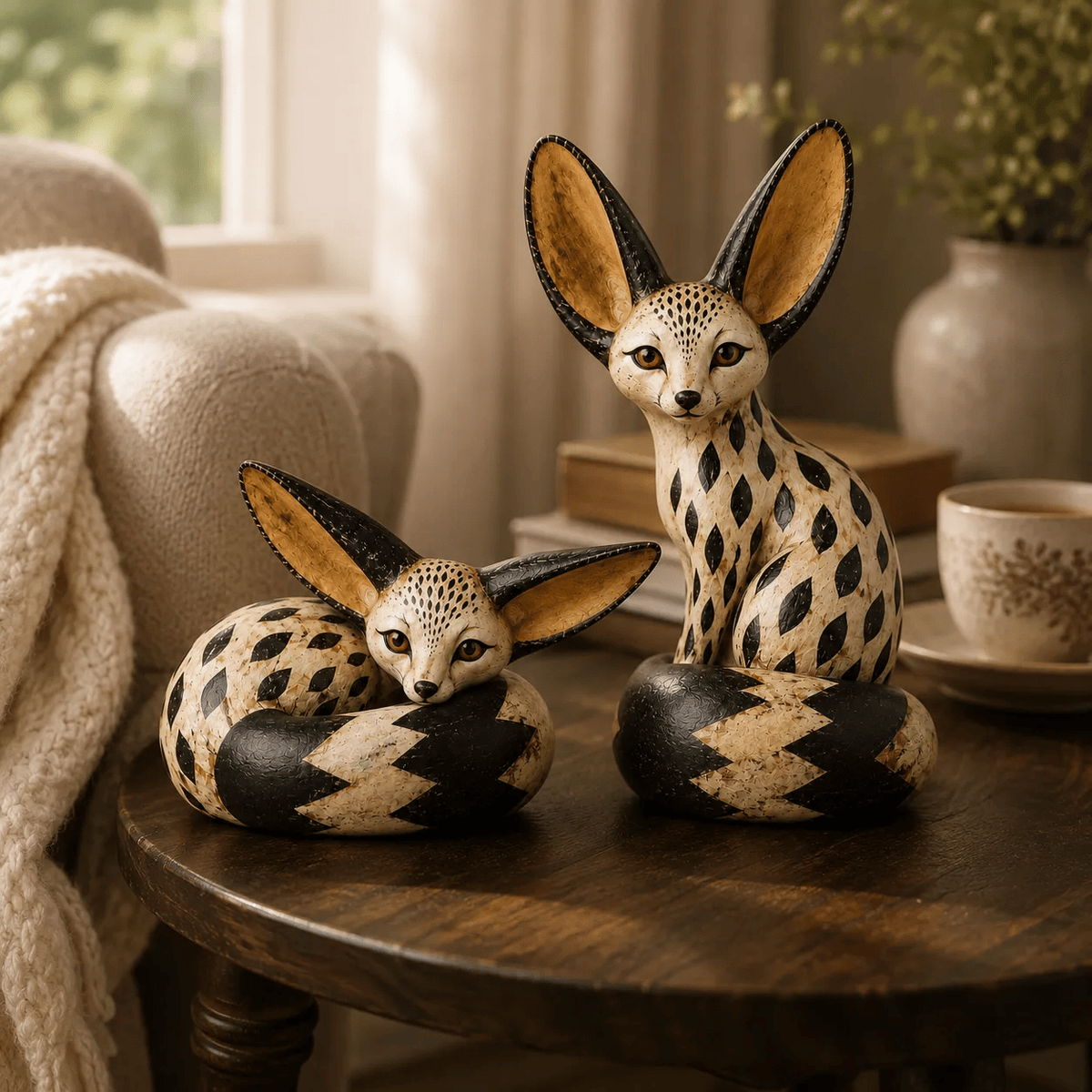 🔥Today 50% OFF🔥 - Vintage Fennec Fox Sculpture