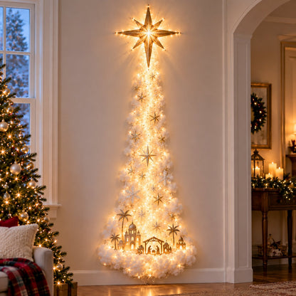 ✨Christmas Magic Trail-wandlamp – Een vleugje kerstmagie, rechtstreeks op je muur✨