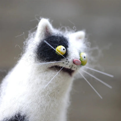 🎄✨Wollen vilten huisdieren – Eigenzinnige handgemaakte metgezelle