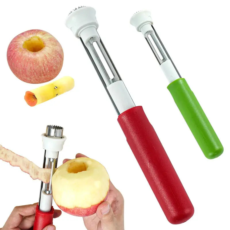 🍓 Multifunctionele Fruit Ontkroner – Eén Tool voor Al Jouw Favoriete Fruit! 🍎✨