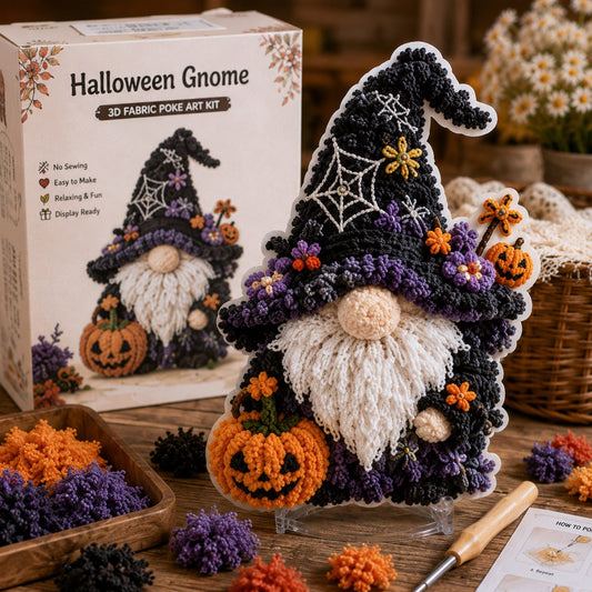 Gnome 3D-stof-poke-art-set🔥Koop er 2 en ontvang gratis verzending