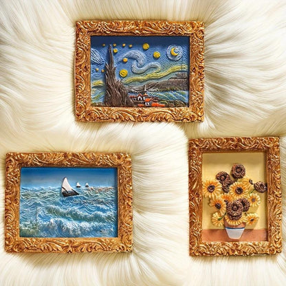 💖Last Day Sale 49% UIT💖Van Gogh geïnspireerde koelkastmagneetset