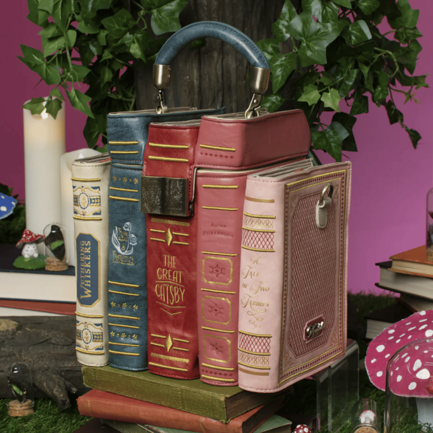 🔥2026 TOPAANBIEDING 49% KORTING 📚 Vintage handtas in de vorm van een stapel boeken